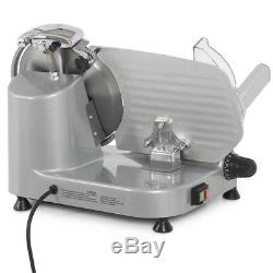250W Commercial Deli Meat Slicer 550RPM Food Cheese Cutter 10 Blade Electric SS
