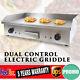 29 4400w Commercial Electric Countertop Griddle Flat Top Grill Bbq Hot Plate