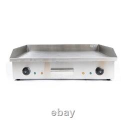29 4400W Commercial Electric Countertop Griddle Flat Top Grill BBQ Hot Plate