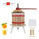 3.2 Gallon Solid Wood Basket Fruit And Wine Manual Press Ejwox Brand