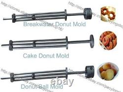 3-Mold 7.5L Manual Doughnut Donut Ball Maker Machine