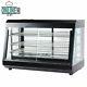 3 Shelf Commercial Countertop Heated Food Display Case Warmer With Sliding Doors