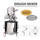 3 Speed Commercial Dough Food Mixer 1100w 30 Quart Stainless Steel Pizza Bakery