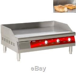 30 Avantco Electric Commercial Countertop Steel Flat Top Griddle Grill 240V