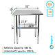 30 X 30 Stainless Steel Table Nsf Metal Work Table For Kitchen Prep Utility