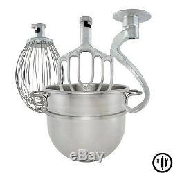 30 qt Attachments Package for Hobart D300 Bowl, Hook, Whip, Flat Beater