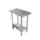 30 X 12 Stainless Steel Work Table For Food Prep Commercial Kitchen Equipment