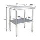 30 X 24 Stainless Steel Kitchen Work Prep Table Commercial Restaurant Table