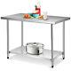 30 X 48 Stainless Steel Food Prep & Work Table Commercial Kitchen Worktable