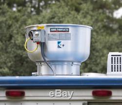 300-500 CFM Direct Drive Upblast Food Truck Exhaust Fan
