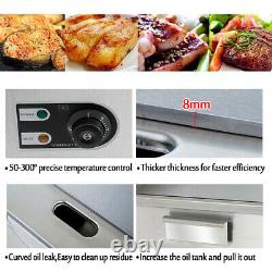 3000W 22 Commercial Electric Countertop Griddle Flat Top Grill Hot Plate BBQ