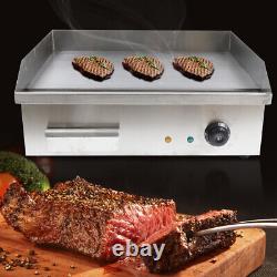 3000W 22 Restaurant Grill BBQ Flat Top Electric Commercial Countertop Griddle