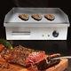 3000w Commercial Electric Countertop Griddle Flat Top Grill Hot Plate Grill Bbq