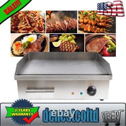 3000W Commercial Electric Countertop Griddle Grill Flat Top Plate Restaurant US