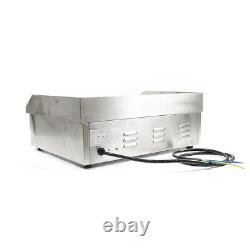 3000W Commercial Electric Griddle Grill BBQ Plate Countertop Stainless Steel