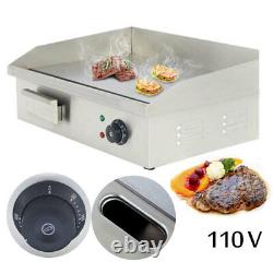 3000W Commercial Stainless Steel Electric Griddle Grill Home BBQ Plate 110V NEW