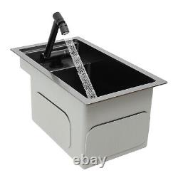 304 Stainless Steel Luxury Single Bowl For Kitchen, Bar, Sink withFoldable Faucet