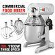 30l Commercial Food Mixer Planetary Mixer Dough Mixer 3 Attachments 1100w