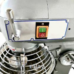 30Qt Commercial Dough Food Mixer 2.4HP Gear Driven Bakery Blender Self Pick Up