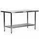 30x60 Stainless Steel Kitchen Work Table Commercial Kitchen Restaurant Table