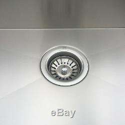 32 18-Gauge Stainless Steel Single Bowl Top Mount Drop in Kitchen Sink