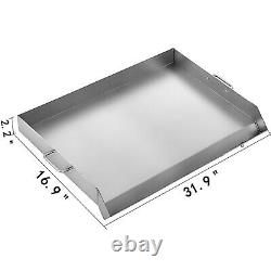 32 x 17 Stainless Steel Comal Griddle Flat Top Grill for Triple Burner Stove