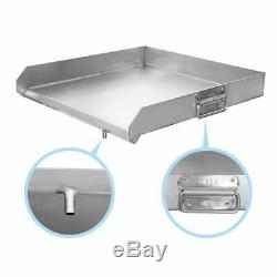 32x18 Stainless Steel Portable Griddle Flat Top Grill for Triple Burner Stove