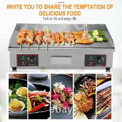 3300W 29 Commercial Electric Countertop Griddle Flat Top Grill Hot Plate BBQ US