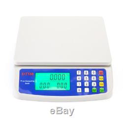 33lb Electronic Postal Price Scale LCD 15kg1g Digital Weight Vegetables Scale