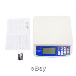 33lb Electronic Postal Price Scale LCD 15kg1g Digital Weight Vegetables Scale