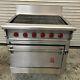 36 6 Burner Charbroiler Range With Standard Oven Gas Wolf #6500 Commercial Nsf