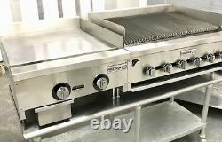 36 Char Broiler 2' Grill Flat Griddle Package NEW HEAVY DUTY char Gill