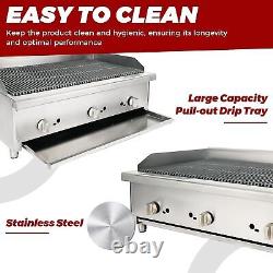 36 Char Broiler Commercial Countertop Charbroiler Gas & Propane Restaurant New