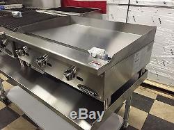 36 FLAT GRIDDLE GRILL New COMMERCIAL RESTAURANT HEAVY DUTY NAT OR LP GAS