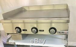 36 Griddle Heavy Duty Flat Grill Thermostatic Thermostat Temperature 3