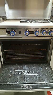 36 Imperial Range Stove 4 Burner With 12 Inch Standard Oven