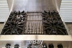 36 Range 4 Burner & Broiler & Oven Thermador PRG364 #4649 Professional Stove