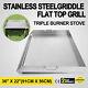 36 X 22 Stainless Steel Griddle Flat Top Grill Bbq Burner For Triple Griddle