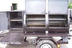 3660 Rotisserie BBQ Grill, Smoker, Cooker on Trailer by HEARTLAND COOKERS