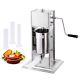 3l Sausage Stuffer Filler Meat Maker Machine Stainless Steel 8lb Dual Speed New