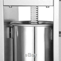 3L Sausage Stuffer Filler Meat Maker Machine Stainless Steel 8LB Dual Speed New