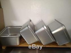4 Large Compartment Concession Sinks, 3 Dish & 1 Hand Washing Sink