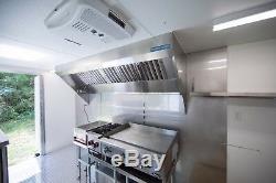 4' Mobile Concession Hood System with Exhaust Fan