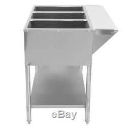 43 3 Pan Restaurant Electric Steam Table Buffet Food Warmer Commercial 120V NEW
