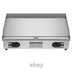 4400W 30 Commercial Electric Countertop Griddle Flat Top Grill Hot Plate BBQ