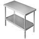 48 60 72 Kitchen Work Table Stainless Steel Commercial Food Prep Table