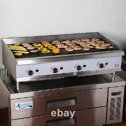48 Gas Radiant Charbroiler with 52, 2 Drawer Refrigerated Chef Base 160,000