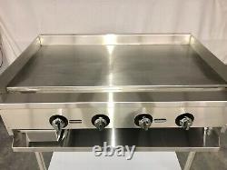48 Griddle Thermostatic Flat Grill Thermostat Control Gas 4' heavy Duty