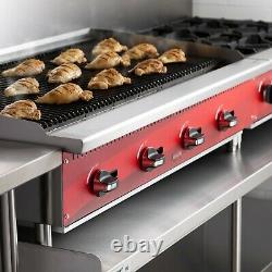 48 Natural Gas Radiant Commercial Restaurant Kitchen Countertop Charbroiler