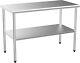 48'' X 24'' Stainless Steel Table For Prep&work Commercial Worktable Heavy Duty